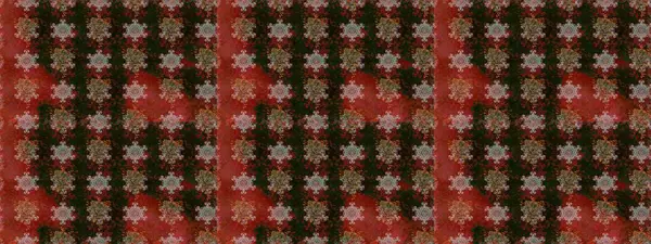 Kahverengi ve gri renkte zarif çiçekli suluboya. Renkli Bahar Temalı Kusursuz Arkaplan. Düz Çiçek Elementleri Tasarımı. Raster illüstrasyonu.