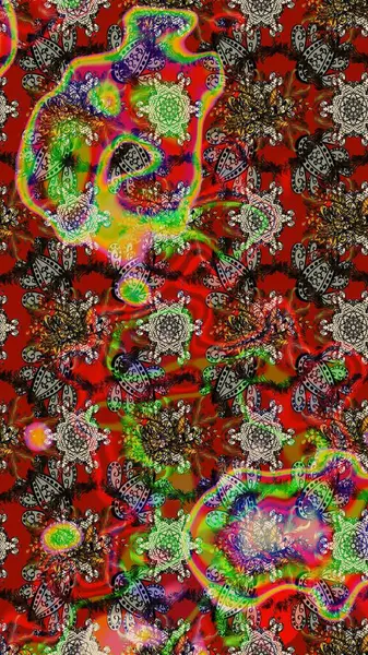 Çiçek desenli eskiz. Kırmızı renkte çiçekler. Tişört baskısı için çiçek boyama rasteriName.