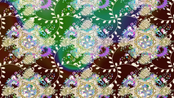 Çiçekler suluboya tarzında kahverengi renkte. Suluboya çizim kalıbı. Çiçek izi.