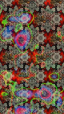 Suluboya tarzında gri renkli çiçekler. Raster illüstrasyonunda çiçek deseni çizimi.