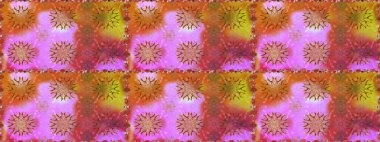 Moda baskısı. Suluboya kusursuz desen. Eski model. Çiçeğin suluboya çizimlerinin mükemmel deseni. Dekorasyon ve tasarım için güzel desen.