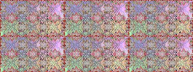 Elle boyanmış suluboya, dikişsiz çiçekler ve bitkiler. Tarafsız renklerde çiçekler.