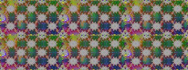 Organik elementler. Botanik kusursuz desen. Raster deseni. Suluboya etkisi.