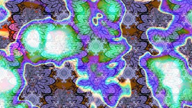 Bahar çiçekleriyle güzel bir çiçek deseni çizmişsin. Güzel kumaş deseni. Raster illüstrasyonu.