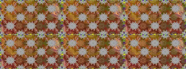 Kahverengi ve gri renkli çiçekler. Düz Çiçek Elementleri Tasarımı. Renkli Bahar Temalı Kusursuz Arkaplan. Çiçeksiz desenli arka plan, yaz çiçekleri..