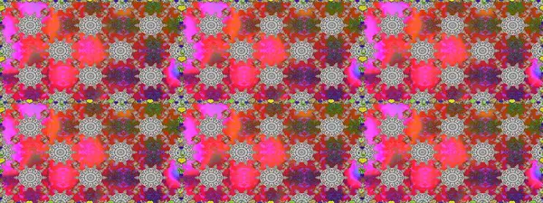 Gri ve turuncu renkli çiçekler suluboya tarzında. Raster illüstrasyonunda kusursuz çiçek deseni.