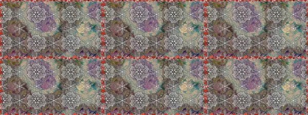 Düz Çiçek Elementleri Tasarımı. Çocuk stili. Renkli Bahar Temalı Kusursuz Arkaplan. Çiçekli pürüzsüz raster arka plan.