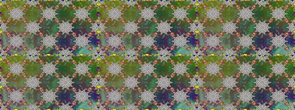 Raster illüstrasyonu. Güzel kumaş deseni. Bahar çiçekli, dikişsiz çiçek deseni..