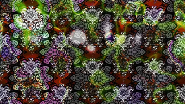 Küçük çiçekteki sevimli çiçek deseni. Gri renkli çiçekler. Raster illüstrasyonu.