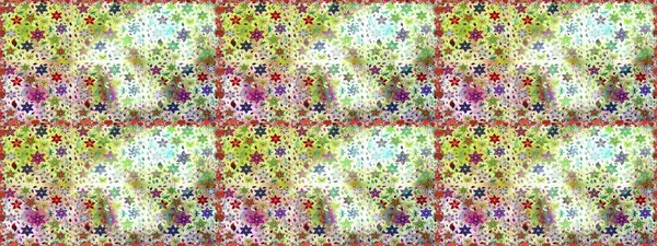 Kusursuz bir arka plan modeli. Tarafsız ve bejli çiçekler. Raster hisseleri. Suluboya, elle çizilmiş.