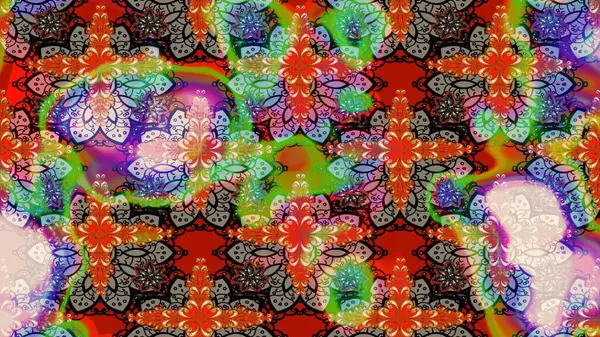 Çiçek desenli eskiz, yaz çiçekleri. Bej renkli çiçekler. Renkli Bahar Teması eskiz kalıbı. Düz Çiçek Elementleri Tasarımı.