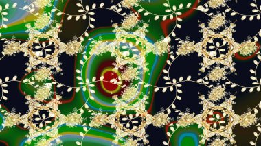 Küçük çiçekteki sevimli çiçek deseni. Siyah renkte çiçekler.