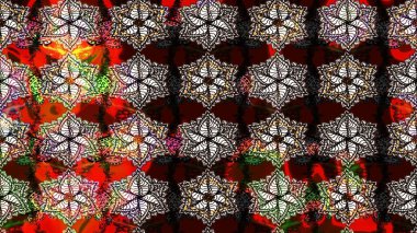 Raster illüstrasyonundaki çiçek desenli çizim. Güzel kumaş deseni. Renkli Bahar Teması eskiz kalıbı. Düz Çiçek Elementleri Tasarımı.