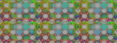 Çiçek deseni. Raster illüstrasyonu. Renkli Bahar Temalı Kusursuz Arkaplan. Düz Çiçek Elementleri Tasarımı. Kusursuz Chichi kumaş deseni..
