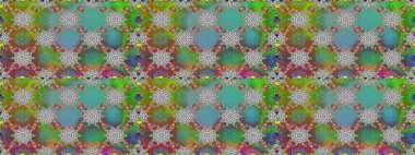 Çiçek deseni. Raster illüstrasyonu. Renkli Bahar Temalı Kusursuz Arkaplan. Düz Çiçek Elementleri Tasarımı. Kusursuz Chichi kumaş deseni..