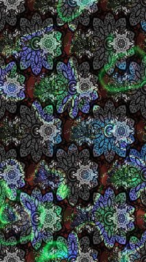 Bahar mevsimi. Nazik romantik baskı. Tatil havası. Raster güzel bir çiçek deseni çiziyor..