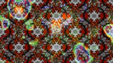 Tropik çiçek desenleri. Raster illüstrasyonu. Gri renkli çiçekler.