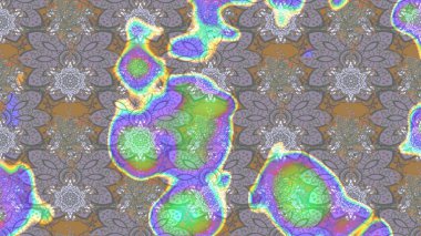 Çiçek deseni. Raster güzel kumaş deseni çiziyor. Renkli Bahar Teması eskiz kalıbı. Düz Çiçek Elementleri Tasarımı.