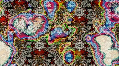 Çizim çiçek deseni duvar kâğıdı olarak kullanılabilir. Tarafsız renklerde çiçekler. Raster illüstrasyonu.