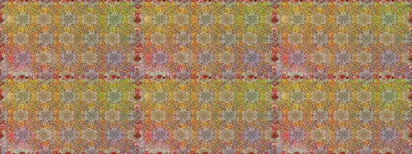 Çiçekli karalama şeklinde Raster çiçek deseni. Raster illüstrasyonu. Yumuşak, bahar çiçekleri kahverengi renklerde.