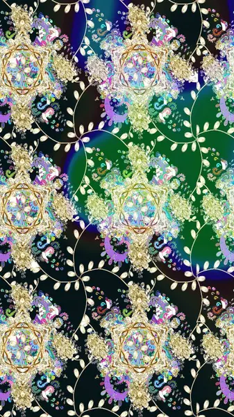 Raster düz çiçek çizim deseni. Hediye ambalaj kağıdı, tebrik kartları, posterler ve pankart tasarımı. Gri renkli çiçekler.