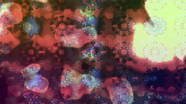 Motley illüstrasyonu. Küçük renkli çiçekler. Küçük çiçekte güzel bir desen. Moda baskıları için zarif bir şablon. Kahverengi çiçekli bahar çiçekleri.