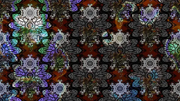 Güzel eskiz şekli. Raster çiçekli arka plan. Yazdır. Güzel kumaş deseni. Renkli Yaz Temalı eskiz kalıbı. Düz Çiçek Elementleri Tasarımı.