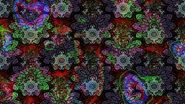 Yapraklı çizim şekli. Şirin, zarif çiçekler Raster illüstrasyonu. Poster ya da kapak için arka plan. Tekstil için figür. Davetiye ve kartpostal tasarımı için dekoratif çiçek unsurları.