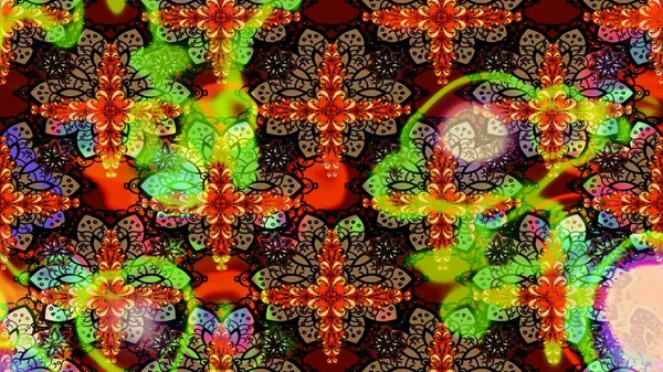 Çiçekli karalama şeklinde Raster çiçek deseni. Nazik, yaz çiçekleri siyah renklerde. Raster illüstrasyonu.