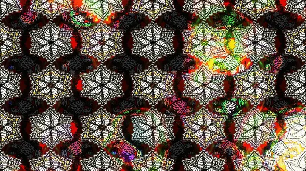 Siyah üzerine çiçekler. Eskiz arkaplan modeli. Suluboya, elle çizilmiş. Raster stoku.