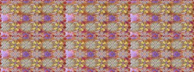 Tatlı suluboya, dikişsiz çiçek deseni. Büyük bir çiçek boyası seti. Kartlar, davetiyeler, tarih kartları ve daha fazlası için kullanılabilir.