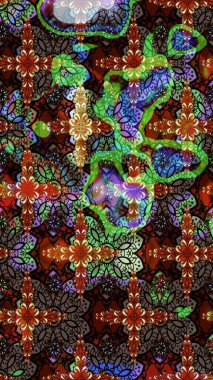 Eskiz Vintage Çiçek Deseni. Raster Kalça dokusu deseni.