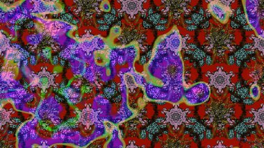 Anti-stres için soyut örnek sayfası. Raster illüstrasyonu. Kahverengi renklerde.