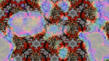 Şirin çiçek elementleri. Gri renkli çiçekler. Raster illüstrasyonu. Çizim.