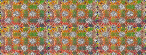 Gri renkli çiçekler. Renkli Bahar Temalı Kusursuz Arkaplan. Asya tekstil tarzında. Düz Çiçek Elementleri Tasarımı. Raster illüstrasyonu. Kusursuz çiçek deseni.