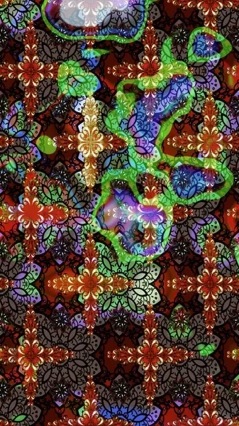 Eskiz Vintage Çiçek Deseni. Raster Kalça dokusu deseni.