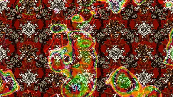 Raster suluboya çiçek deseni, narin çiçekler, kahverengi çiçekler, tebrik kartı şablonu. Raster Güzel kumaş deseni.