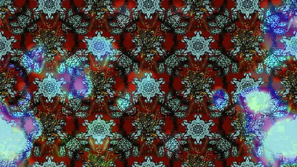 Çiçekli bahar çiçekleri. Küçük çiçekte güzel bir desen. Küçük renkli çiçekler. Moda baskıları için zarif bir şablon. Motley illüstrasyonu.