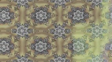 Renkli unsurlarla hareketli arka plan görüntüleri. Çiçekler. Eski model. Bayrak tarzı. Video kaydı. Şablon. Döngü. Kusursuz..