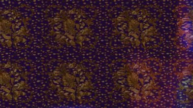 Renkli unsurlarla hareketli arka plan görüntüleri. Çiçekler. Eski model. Bayrak tarzı. Video kaydı. Şablon. Döngü. Kusursuz.. 