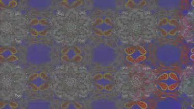 Renkli unsurlarla hareketli arka plan görüntüleri. Çiçekler. Eski model. Bayrak tarzı. Video kaydı. Şablon. Döngü. Kusursuz.. 