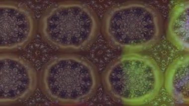 Renkli unsurlarla hareketli arka plan görüntüleri. Çiçekler. Eski model. Bayrak tarzı. Video kaydı. Şablon. Döngü. Kusursuz.. 