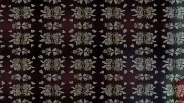 Renkli unsurlarla hareketli arka plan görüntüleri. Çiçekler. Eski model. Bayrak tarzı. Video kaydı. Şablon. Döngü. Kusursuz.. 