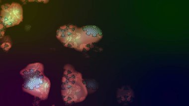 Çiçekli yaz çiçekleri. Küçük çiçekte güzel bir desen. Küçük renkli çiçekler. Moda baskıları için zarif bir şablon. Motley illüstrasyonu. Çizim.