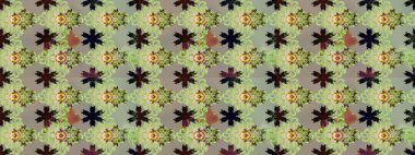 Halk tarzı. Moda baskıları için zarif bir şablon. Rengarenk çiçekleri ve yaprakları tarafsız ve gri renklerde olan harika bir çiçek deseni. Modern çiçek arkaplanı.