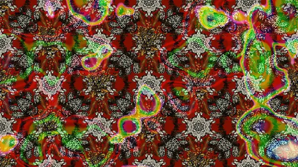 Klasik çiçek tasarımı elementleri. Kahverengi kıvırcık çiçekler kahverengi renklerde şekillenir. Raster illüstrasyonu.