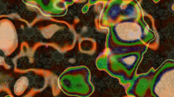 Bahar çiçekleriyle güzel bir çiçek deseni çizmişsin. Güzel kumaş deseni. Raster illüstrasyonu.