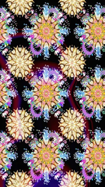 Küçük çaplı çiçeklerdeki basit şirin desenler. Tekstil veya kitap kapakları, imalat, duvar kağıtları, baskı, hediye paketi ve yapıştırma kitabı için çiçek eskizi geçmişi. Raster illüstrasyonu.