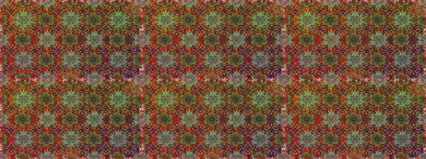 Kusursuz. Raster illüstrasyonu. Kahverengi renkli çiçekler. Şirin çiçek elementleri..