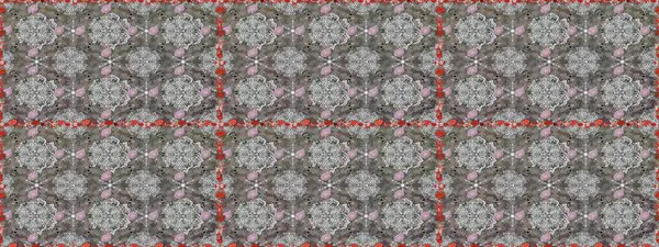 Raster illüstrasyonu. Düz Çiçek Elementleri Tasarımı. Gri renkli, zarif çiçek buketli suluboya. Renkli Bahar Teması Kusursuz Arkaplan.